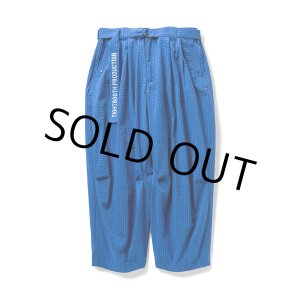 画像: TIGHTBOOTH/STRIPE SEERSUCKER BALLOON PANTS（Blue）［ストライプシアサッカーバルーンパンツ-23春夏］