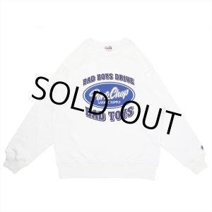 画像: PORKCHOP/BAD TOYS SWEAT（OFF WHITE）［クルーネックスウェット-23春夏］