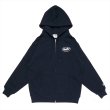 画像2: PORKCHOP/BAD TOYS ZIP UP HOODIE（NAVY）［ジップアップフーディー-23春夏］ (2)