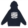 画像1: PORKCHOP/BAD TOYS ZIP UP HOODIE（NAVY）［ジップアップフーディー-23春夏］ (1)