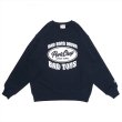 画像1: PORKCHOP/BAD TOYS SWEAT（NAVY）［クルーネックスウェット-23春夏］ (1)