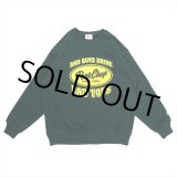 画像: PORKCHOP/BAD TOYS SWEAT（DEEP GREEN）［クルーネックスウェット-23春夏］