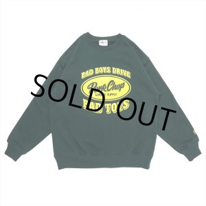 画像: PORKCHOP/BAD TOYS SWEAT（DEEP GREEN）［クルーネックスウェット-23春夏］