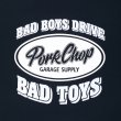 画像6: PORKCHOP/BAD TOYS ZIP UP HOODIE（NAVY）［ジップアップフーディー-23春夏］ (6)