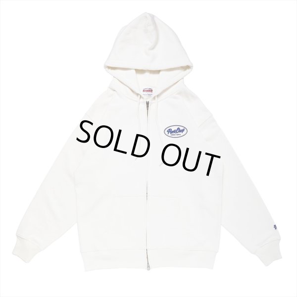 画像2: PORKCHOP/BAD TOYS ZIP UP HOODIE（OFF WHITE）［ジップアップフーディー-23春夏］ (2)