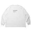 画像2: COOTIE PRODUCTIONS/C/R Smooth Jersey L/S Tee（White）［スムースジャージ長袖T-23春夏］ (2)