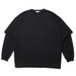 画像1: COOTIE PRODUCTIONS/Supima Oversized Cellie L/S Tee（Black）［スーピマオーバーサイズセリー長袖T-23春夏］ (1)