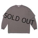 画像: COOTIE PRODUCTIONS/Supima Oversized Cellie L/S Tee（Brown）［スーピマオーバーサイズセリー長袖T-23春夏］
