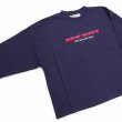 画像2: DAIRIKU/"NEW WAVE" Tee（Purple）［刺繍長袖T-23春夏］ (2)