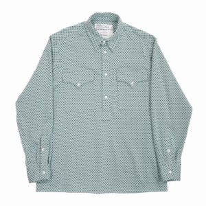 画像: DAIRIKU/Jersey Knit Pullover Shirt（Youth Blue） 【40%OFF】［ジャージニットプルオーバーシャツ-23春夏］