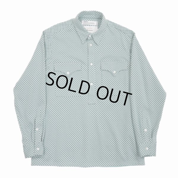 画像1: DAIRIKU/Jersey Knit Pullover Shirt（Youth Blue） 【40%OFF】［ジャージニットプルオーバーシャツ-23春夏］ (1)