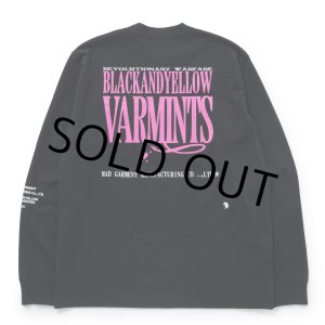 画像: RATS/VARMINTS POCKET LS TEE（BLACK）［プリント長袖T-23春夏］