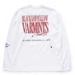 画像1: RATS/VARMINTS POCKET LS TEE（WHITE）［プリント長袖T-23春夏］ (1)