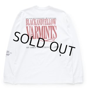 画像: RATS/VARMINTS POCKET LS TEE（WHITE）［プリント長袖T-23春夏］