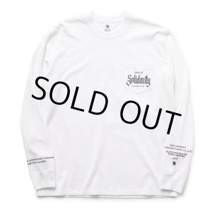 画像: RATS/SOLIDARITY POCKET LS TEE（WHITE）［プリント長袖T-23春夏］