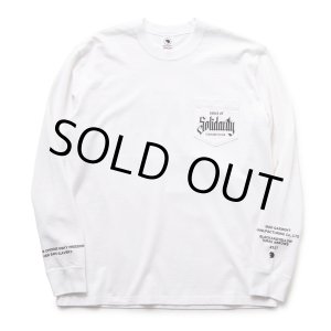 画像: RATS/SOLIDARITY POCKET LS TEE（WHITE）［プリント長袖T-23春夏］