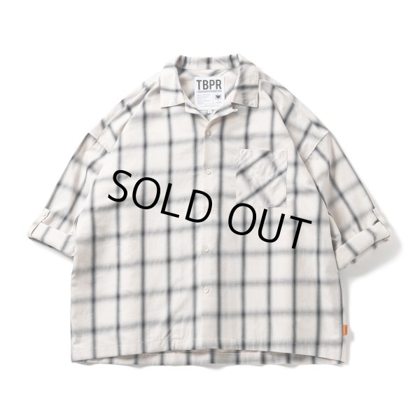 画像2: TIGHTBOOTH/PLAID ROLL UP SHIRT（White）［ロールアップシャツ-23春夏］ (2)