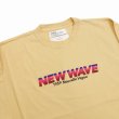 画像3: DAIRIKU/"NEW WAVE" Tee（Mustard Yellow）［刺繍長袖T-23春夏］ (3)