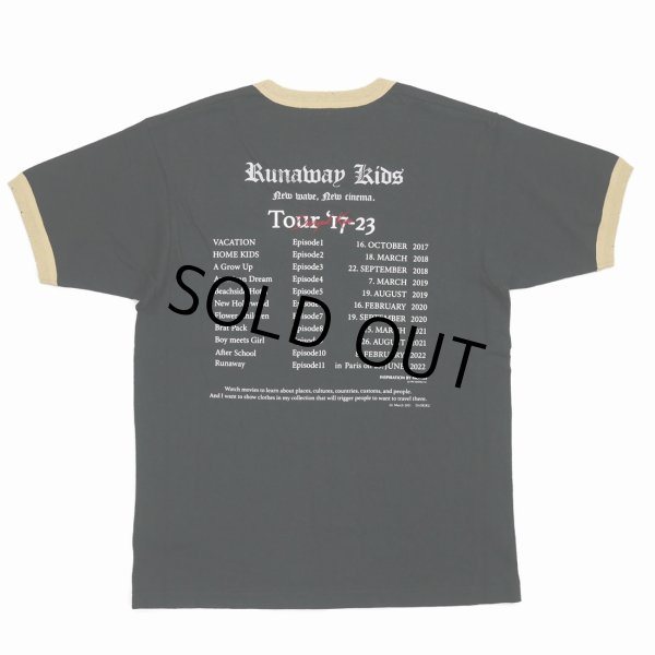画像2: DAIRIKU/"New" Trim Tee（Black&Yellow） 【40%OFF】［トリムT-23春夏］ (2)