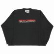 画像1: DAIRIKU/"NEW CINEMA" Tee（Black）［刺繍長袖T-23春夏］ (1)