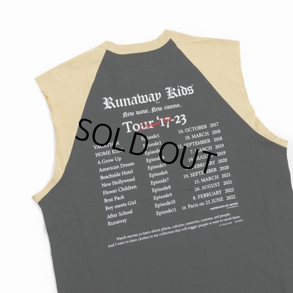 画像4: DAIRIKU/"New" No-sleeve Tee（Black&Yellow） 【40%OFF】［ノースリーブT-23春夏］ (4)