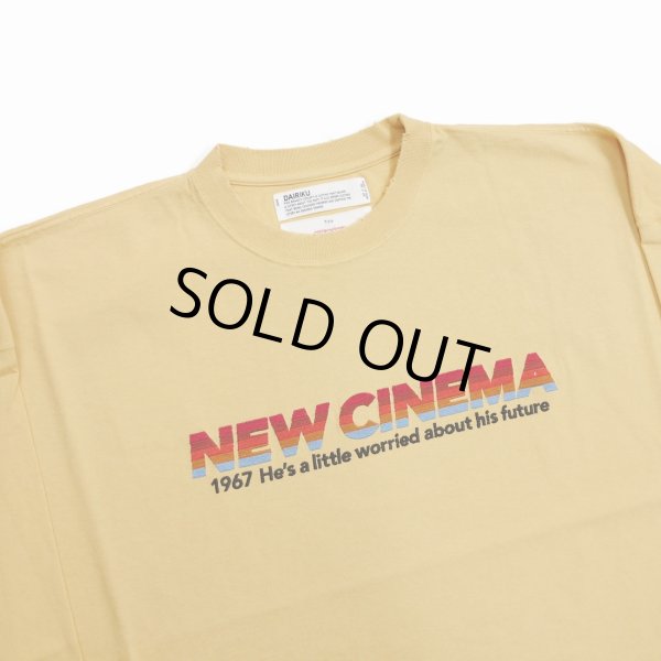 画像3: DAIRIKU/"NEW CINEMA" Tee（Mustard Yellow）［刺繍長袖T-23春夏］ (3)