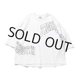 画像: TIGHTBOOTH/ACID LOGO 3/4 SLEEVE T-SHIRT（White） 【40%OFF】［7分袖T-23春夏］