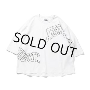 画像: TIGHTBOOTH/ACID LOGO 3/4 SLEEVE T-SHIRT（White） 【40%OFF】［7分袖T-23春夏］