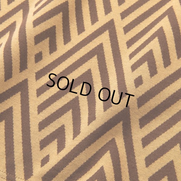 画像3: CALEE/22 Gauge double jacquard wide shilhouette S/S cutsew（Mustard） 【40%OFF】［ダブルジャガードT-23春夏］ (3)
