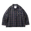 画像1: TIGHTBOOTH/PLAID ROLL UP SHIRT（Navy）［ロールアップシャツ-23春夏］ (1)