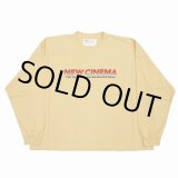 画像: DAIRIKU/"NEW CINEMA" Tee（Mustard Yellow）［刺繍長袖T-23春夏］