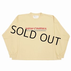 画像: DAIRIKU/"NEW CINEMA" Tee（Mustard Yellow）［刺繍長袖T-23春夏］