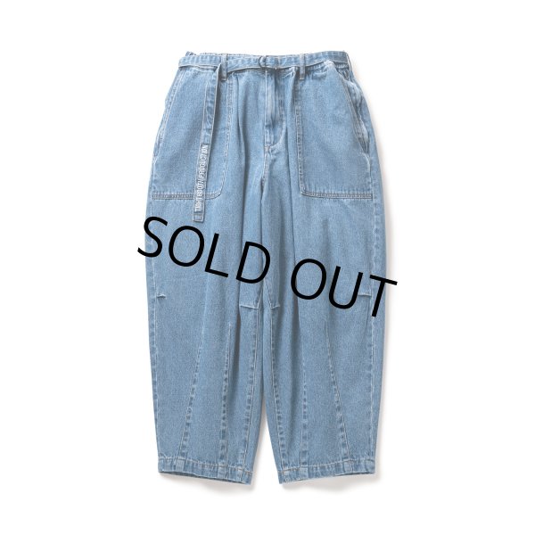 画像1: TIGHTBOOTH/DENIM BAKER BALLOON PANTS（Blue）［デニムベイカーバルーンパンツ-23春夏］ (1)