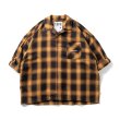 画像3: TIGHTBOOTH/PLAID ROLL UP SHIRT（Mustard）［ロールアップシャツ-23春夏］ (3)