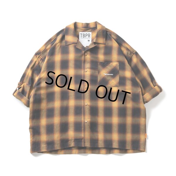 【公式サイト】正規ブランド品通販 TIGHTBOOTH/PLAID ROLL SHIRT（Mustard）［ロールアップ UP トップス