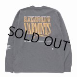 画像: RATS/VARMINTS POCKET LS TEE（CHARCOAL）［プリント長袖T-23春夏］