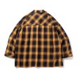 画像2: TIGHTBOOTH/PLAID ROLL UP SHIRT（Mustard）［ロールアップシャツ-23春夏］ (2)