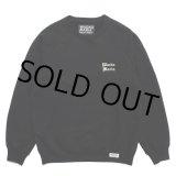 画像: WACKO MARIA/HEAVY WEIGHT SWEAT SHIRT（BLACK）［クルーネックスウェット-23春夏］