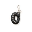 画像1: CALEE/Studs leather logo & hotel key ring -Type A-（Black/A）［スタッズレザーキーリング-23春夏］ (1)