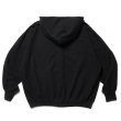 画像2: COOTIE PRODUCTIONS/Open End Yarn Plain Sweat Snap Hoodie（Black）［スウェットスナップフーディー-23春夏］ (2)