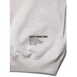 画像2: COOTIE PRODUCTIONS/Open End Yarn Plain Sweat Snap Hoodie（Oatmeal）［スウェットスナップフーディー-23春夏］ (2)