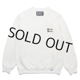 画像: WACKO MARIA/HEAVY WEIGHT SWEAT SHIRT（WHITE）［クルーネックスウェット-23春夏］