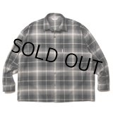 画像: COOTIE PRODUCTIONS/R/C Ombre Check L/S Shirt（Black）［オンブレチェックシャツ-23春夏］