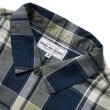 画像3: ROUGH AND RUGGED/WALKEN（BLUE CHECK） 【30%OFF】［タイプライターチェックシャツ-23春夏］ (3)