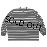画像: COOTIE PRODUCTIONS/Supima Border Oversized L/S Tee（Black）［ボーダーオーバーサイズ長袖T-23春夏］