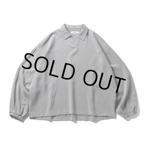 画像: TIGHTBOOTH/PIN HEAD LS OPEN SHIRT（Gray）［ピンヘッドオープンシャツ-23春夏］