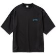 画像1: CALEE/Aeroknot CALEE arch logo wide silhouette S/S cutsew（Black）［ワイドシルエットカットソー-23春夏］ (1)