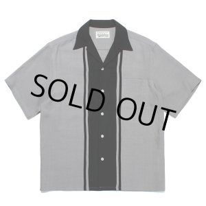 画像: WACKO MARIA/TWO TONE 50'S OPEN COLLAR SHIRT（GRAY）［2トーン50'Sオープンカラーシャツ-23春夏］