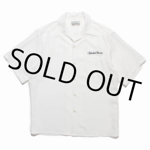 画像: WACKO MARIA/50'S OPEN COLLAR SHIRT（WHITE）［50'Sオープンカラーシャツ-23春夏］