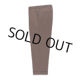 画像: WACKO MARIA/PLEATED TROUSERS（TYPE-2）（BROWN）［ワンタックスラックス(TYPE-2)-23春夏］